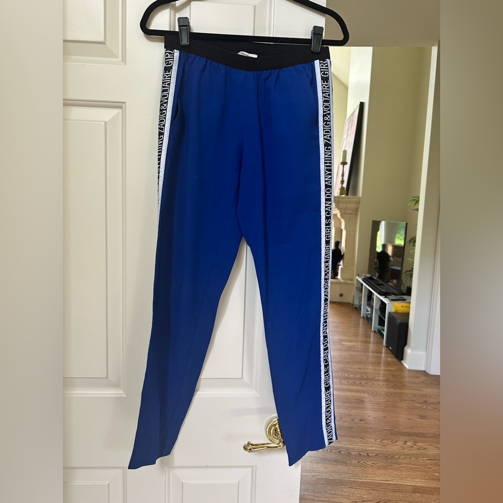 Zadig & Voltaire Royal Blue Track Pants